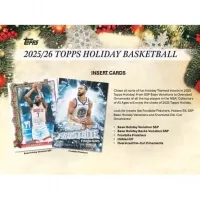 2025-2026 NBA karty Topps Basketball Holiday Mega box