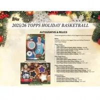 2025-2026 NBA karty Topps Basketball Holiday Mega box