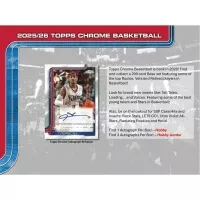2025-2026 NBA karty Topps Chrome Basketball Hobby Box