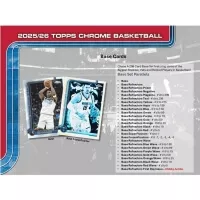 2025-2026 NBA karty Topps Chrome Basketball Hobby Box