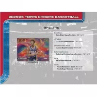 2025-2026 NBA karty Topps Chrome Basketball Hobby Box