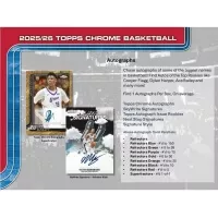 2025-2026 NBA karty Topps Chrome Basketball Hobby Box