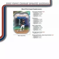 2025 Topps Chrome Update Series Baseball 