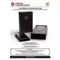 25-26 Futera World Football Platinum Club Arsenal - fotbalové karty