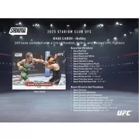 2025 Topps Stadium Club Chrome UFC Mega Box - sběratelské karty MMA