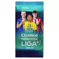Fotbalové karty Chance Národní Liga 2025-2026 Hobby balíček
