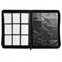 Album na toploadery TCG Guru 9-Pocket Zippered - černé