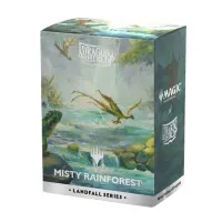 Obaly na karty DS MTG Matte Dual Art Misty Rainforest Sleeves 100 box