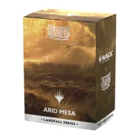 Obaly na karty MTG DS Matte Dual Art Sleeves Arid Mesa 100 box