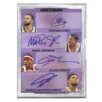 Sběratelské basketbalové karty 2026 Pulse Aura Chrome Basketball Autograph