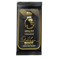 Fotbalové karty 2026-27 Topps Flagship Premier League Golden Boot balíček