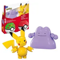 Pokémon stavebnice Mega - Pikachu a Ditto + Poké Ball