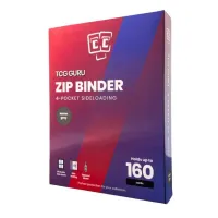Album na karty TCG Guru 160 Zip Binder 4-Pocket Xenon Grey