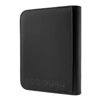 Album na karty TCG Guru 160 Zip Binder 4-Pocket Xenon Black 