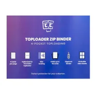 Album na Toploadery TCG Guru 4- Pocket Zip Binder 112 Xenon Red