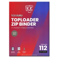 Album na Toploadery TCG Guru 4- Pocket Zip Binder 112 Xenon Grey