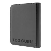 Album na Toploadery TCG Guru 4- Pocket Zip Binder Xenon Grey