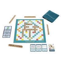 Scrabble v češtině (2 hry v 1) - dřevěná edice