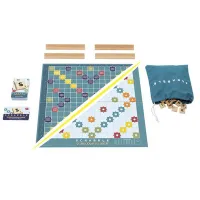 Scrabble ve slovenštině (2 hry v 1) - dřevěná edice