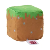 Minecraft plyšák kostka - Grass Block - 7,5 cm