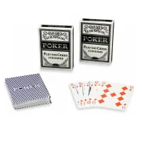 Sada 2 balíčků plastových pokerových karet No92
