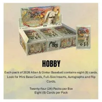 2026 Topps Allen and Ginter Baseball Hobby Box obsah